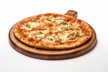 Serving Pan Pizza. A Delicious Slice Ready to Taste