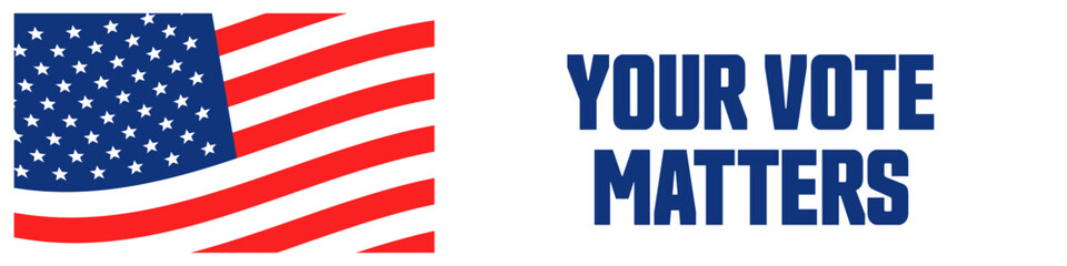 Vote banner. Vote poster.