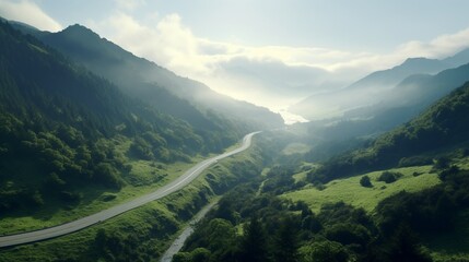 view from the mountain