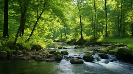 river in the forest