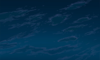 Black, blue sky with clouds on night view background vector illustration.