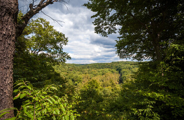 Overlook at Cuyahoga Valley National Park in Ohio