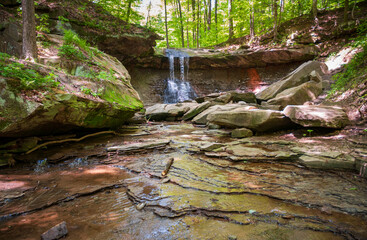 Blue Hen Falls at Cuyahoga Valley National Park in Ohio
