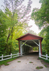 Everett Covered Bridge at Cuyahoga Valley National Park in Ohio
