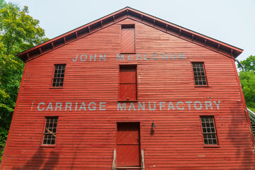 Jonathan Herrick Carriage Manufactory Barn at the Hale Farm Village, Cuyahoga Valley National Park in Ohio