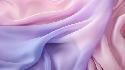 Obraz premium An elegant photograph showcasing a smooth, silky texture background with a beautiful gradient. The image captures the essence of minimalist design, featuring soft, pastel colors that blend seamlessly.