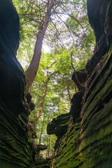 Obraz premium The Ledges at Cuyahoga Valley National Park in Ohio