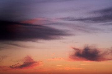 The cloudscape was so beautiful that it looked like a painting come to life.