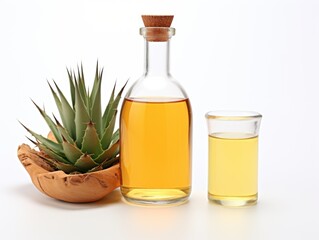 Agave nectar isolated on white background