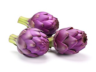 Fototapeta premium Artichoke hearts isolated on white background