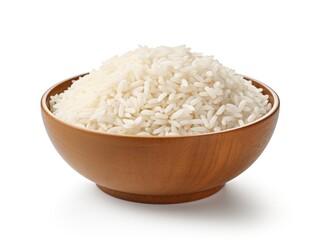  Arborio rice isolated on white background 