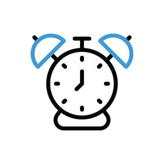 Alarm Clock Icon vector stock illustration