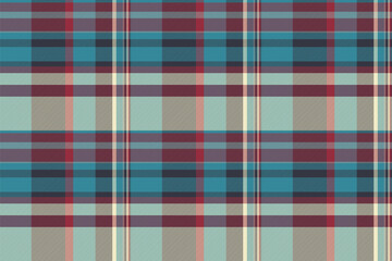 Fabric check background of plaid texture pattern with a textile vector tartan seamless.
