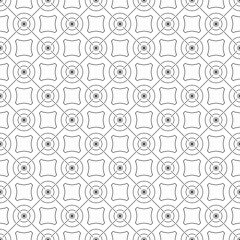 seamless pattern of circles and lines forms arbitrary shapes. Vector illustration for textiles, textures, creative design and simple backgrounds