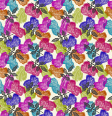 Background multicolor design leaf pattern abstract background wallpaper 