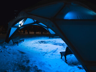 Obraz na płótnie Canvas tent in the snow