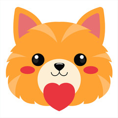 Adorable Lion: A Heartwarming Illustration.