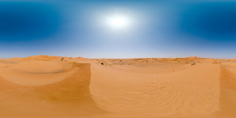 sand dunes in the desert