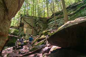 Obraz premium The Ledges at Cuyahoga Valley National Park in Ohio