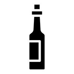 wine bottle glyph