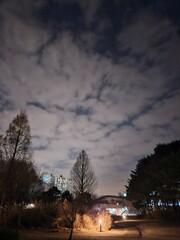 청포원에서 퇴근길 하늘를 보며