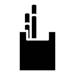 cigarette pack glyph 