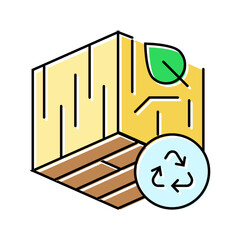 eco friendly decor color icon vector. eco friendly decor sign. isolated symbol illustration