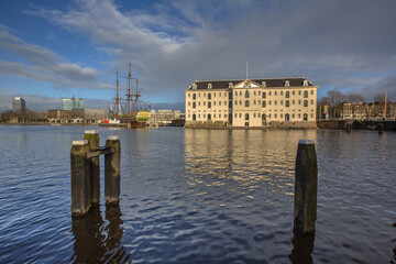 Landscape Maritime museum Amsterdam