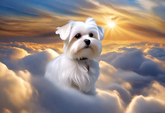 Maltese friend in the sky.