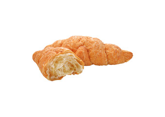 Croissant isolated on white background