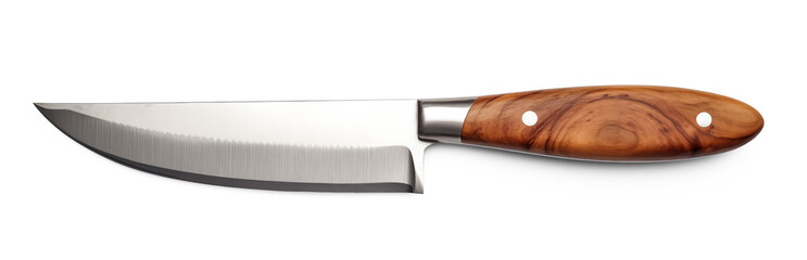 knife isolated on white transparent background , top view , flat lay. png
