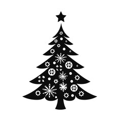 christmas tree illustration