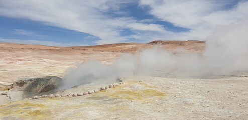 Geyser Atacama desert Bolivia