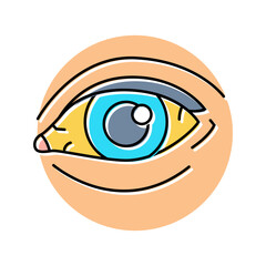 changes nail appearance disease symptom color icon vector. changes nail appearance disease symptom sign. isolated symbol illustration