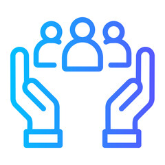 care gradient icon