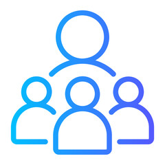 group gradient icon
