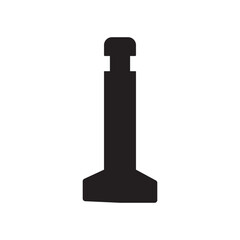 bollards icon design vector isolated