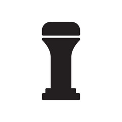 bollards icon design vector isolated