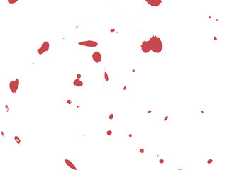 Red Color paint splatter vector background