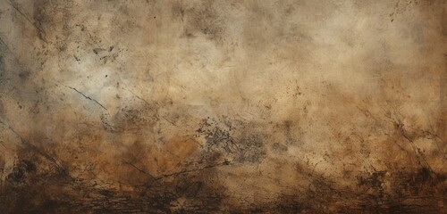 Fototapeta na wymiar Moody sepia grunge design with intricate distressed surfaces. Grunge Background.