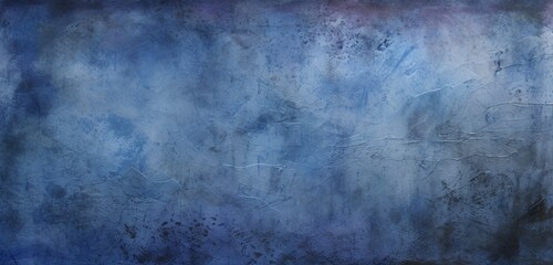 Fototapeta na wymiar Obscured cobalt grunge surface with subtle worn-out textures. Grunge Background.