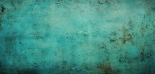 Sinister turquoise grunge  with abstract distress. Grunge Background.