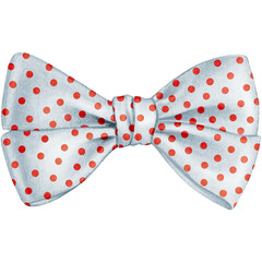 watercolor hand drawn cute silk bow