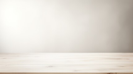 Minimalist White Tabletop, Clean Grey Wall, Modern Simplicity Background