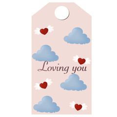 Valentine tags.