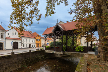 Samobor, Croatia 10-10-2023 Samobor is a city in Zagreb County and it is part of the Zagreb metropolitan area. It is a picturesque town with beautiful cobblestone streets and historic sites