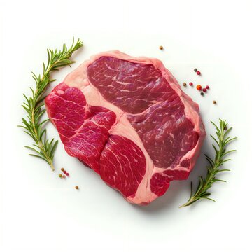 big piece of raw beef 