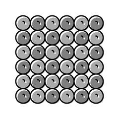 magnetic balls fidget toy color icon vector. magnetic balls fidget toy sign. isolated symbol illustration