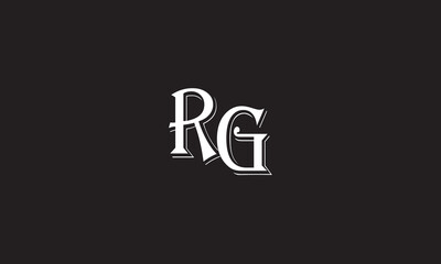 RG, GR , R , G , Abstract Letters Logo Monogram	
