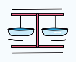 Pets element of colorful set. Image with a colorful, outlined design of a water dish for pets highlight the importance of hydration and care for our beloved animals. Vector illustration.